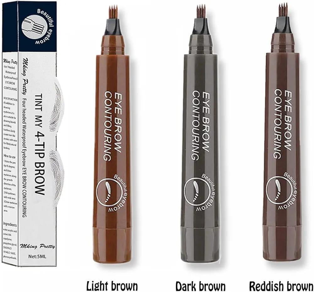 Waterproof Eyebrow Pen Natural Shades