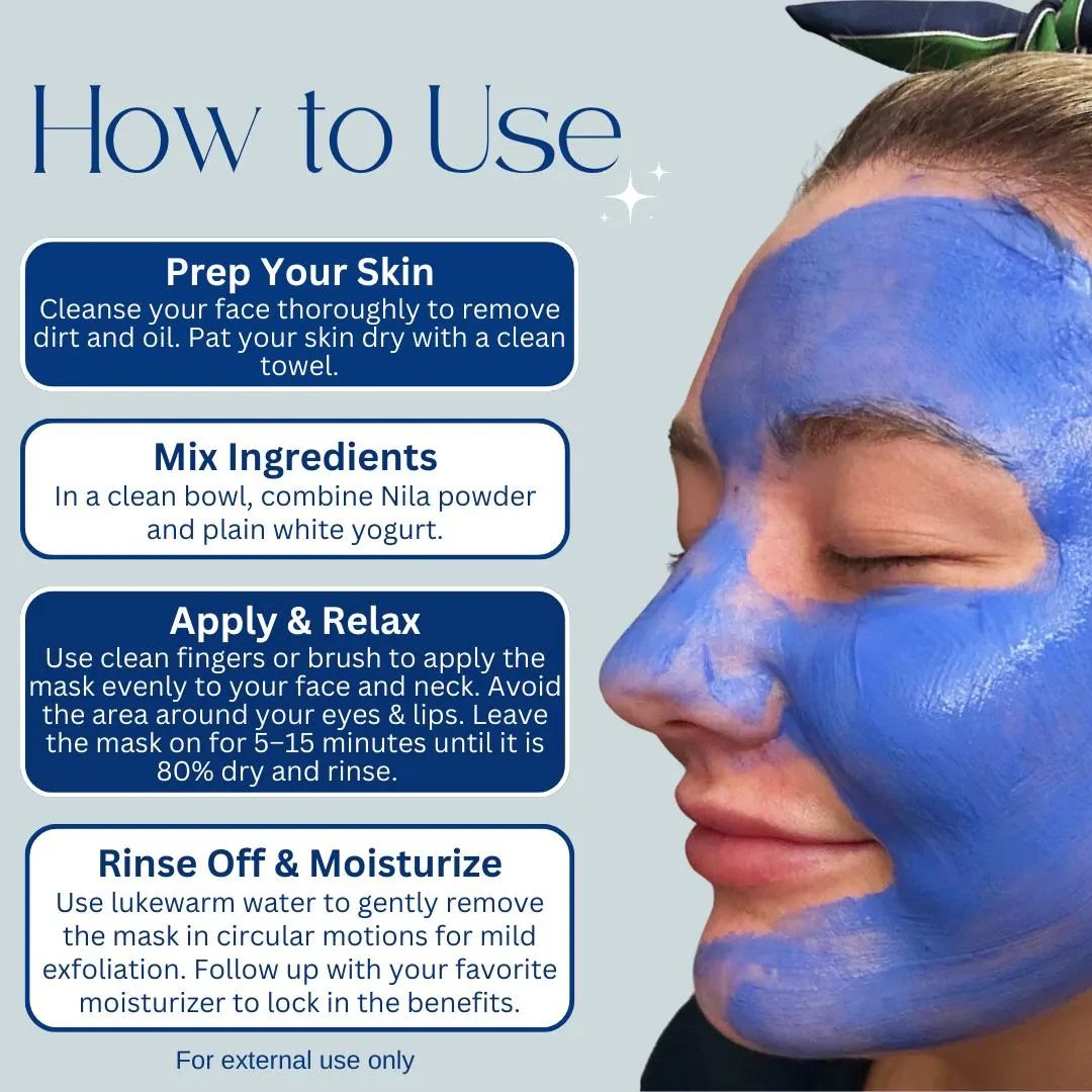 Moroccan Nila Powder Brightening Face Mask