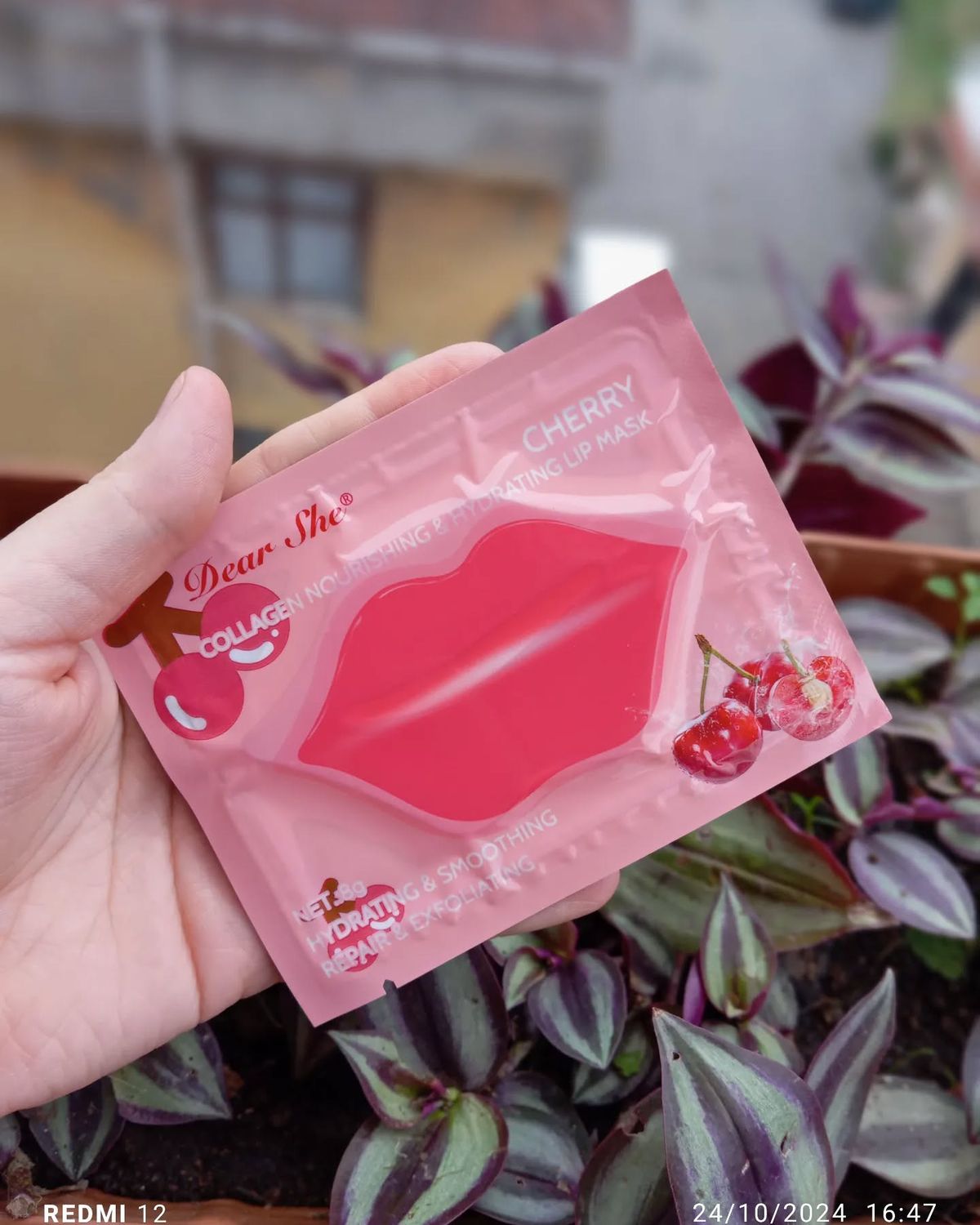 Cherry Collagen Lip Mask for Hydrated Lips